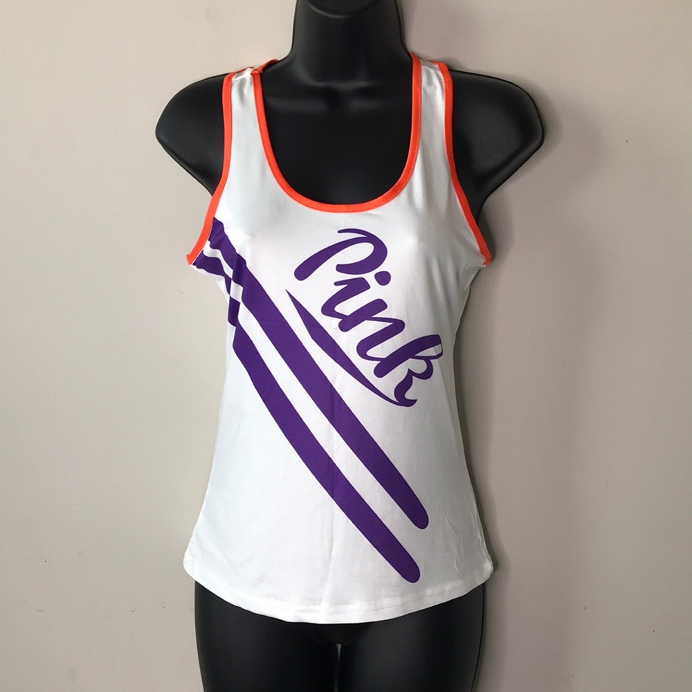 Cute Racer Back Graphic Tank Top - Small